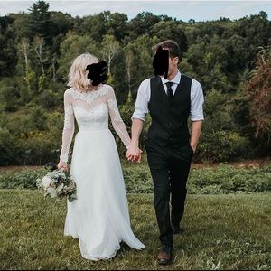 Wedding Dress Long sleeve A line